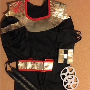 11 pc. Ninja Warrior Halloween Costume Sz 2-4
